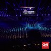 Ribuan pasang mata terpukau menyaksikan kemegahan Pagelaran Gandrung Sewu 2026 yang mengusung tema Kembang Dermo di Pantai Boom Marina, Banyuwangi, Jawa Timur, pada Sabtu (24/10/26) malam.