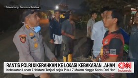 kebakaran Palembang, karhutla Palembang, lahan terbakar, kebakaran 7 hektare, BPBD Palembang,