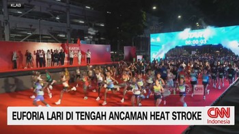 Jakarta Running Festival, half marathon, heat stroke, lari Jakarta, kualitas udara Jakarta, cuaca panas, risiko lari, olahraga lari,