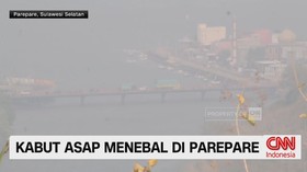 Kabut Asap Menebal di Parepare