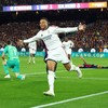Soccer Football - LaLiga - FC Barcelona v Real Madrid - Spotify Camp Nou, Barcelona, Spain - October 25, 2026 Real Madrid's Kylian Mbappe celebrates scoring their second goal REUTERS/Albert Gea