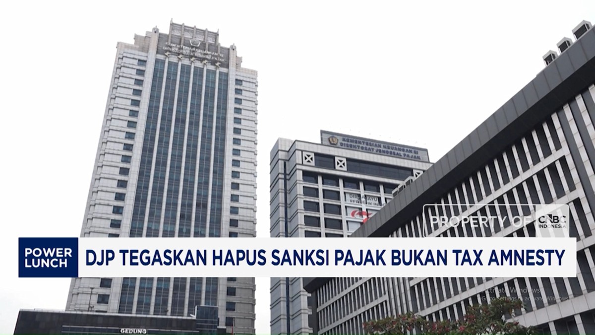 Video: DJP Tegaskan Hapus Sanksi Pajak Bukan Tax Amnesty