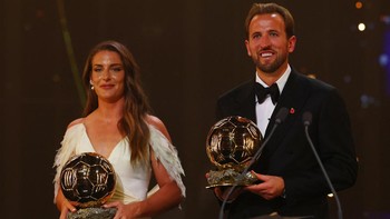 Harry Kane dan Alexia Putellas raih Ballon d'Or 2026.
