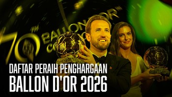 INFOGRAFIS: Daftar Peraih Penghargaan di Ballon d'Or 2026