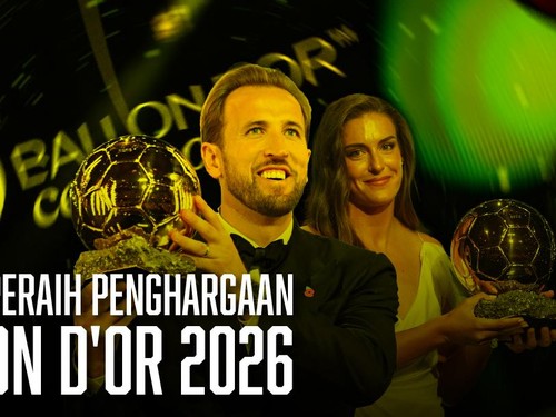 INFOGRAFIS: Daftar Peraih Penghargaan di Ballon d'Or 2026
