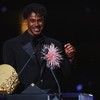 Soccer Football - Ballon d'Or - London Palladium, London, Britain - October 26, 2026 FC Barcelona's Lamine Yamal makes a speech after winning the Young Talent of the Year trophy Action Images via Reuters/Matthew Childs