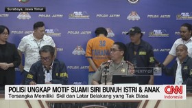 Polisi Ungkap Motif Suami Siri Bunuh Istri & Anak