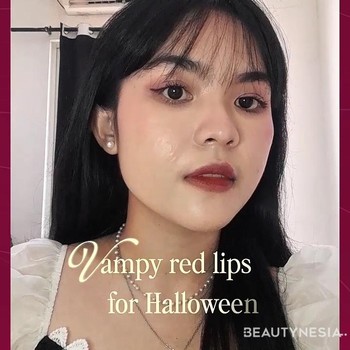 Tips Bikin Vampy Red Lips yang Cocok untuk Halloween Makeup