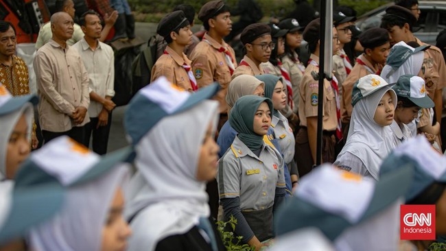 Suasana Museum Sumpah Pemuda, Jakarta Pusat, Rabu (28/10/2026). Kegiatan tersebut digelar untuk mengenang salah satu tonggak penting dalam sejarah perjuangan bangsa Indonesia. (CNN Indonesia/Adi ibrahim)