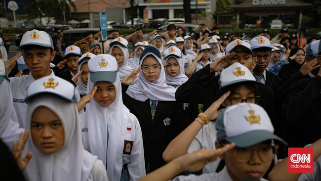 Suasana Museum Sumpah Pemuda, Jakarta Pusat, Rabu (28/10/2026). Kegiatan tersebut digelar untuk mengenang salah satu tonggak penting dalam sejarah perjuangan bangsa Indonesia. (CNN Indonesia/Adi ibrahim)