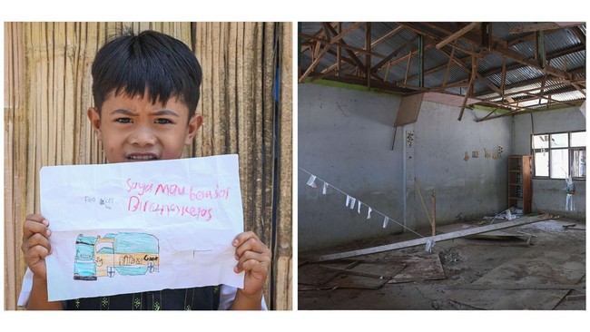 Anak-Anak Penyintas Gempa NTT Curahkan Mimpi yang Tersisa