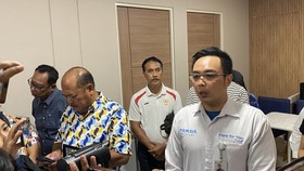 Ketua KONI Jateng, Sujarwanto (kiri) dan Direktur Rumah Sakit Primaya Semarang, Aditya Nugraha (kanan) di RS Primaya Semarang, Kecamatan Tembalang, Kota Semarang, Rabu (28/10/2026). Foto: Arina Zulfa Ul Haq/detikJateng