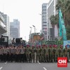 Sejumlah elemen mahasiswa dari Komite Selamatkan Daulat Rakyat (SADAR) melakukan aksi di Kawasan Bundaran Hotel Indonesia, Rabu (28/10/2026). CNNIndonesia/Adhi Wicaksono