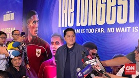 Ketua Umum PSSI Erick Thohir menyebut laga uji coba dengan Yordania pada November 2026 belum pasti dilaksanakan.