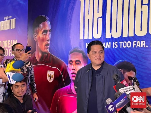 Ketua Umum PSSI Erick Thohir menyebut laga uji coba dengan Yordania pada November 2026 belum pasti dilaksanakan.