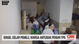 Israel Gelar Pemilu, Warga Antusias Penuhi TPS