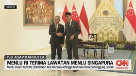 Menlu RI Terima Lawatan Menlu Singapura