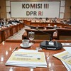 Suasana Rapat Dengar Pendapat Umum (RDPU) Komisi III DPR dengan advokat di Kompleks Parlemen, Senayan, Jakarta, Rabu (28/10/2026).