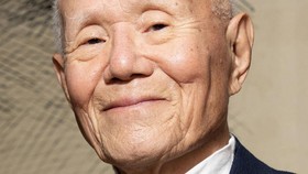 This picture taken on?July 8, 2025, shows Japanese manga creator Tetsuya Chiba in Tokyo.  (Photo by JIJI Press / AFP) / Japan OUT / JAPAN OUT / JAPAN OUT