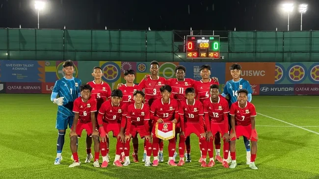Timnas Indonesia U-15 lolos ke babak 16 besar Piala Dunia U-15 dan FIFA Festival 2026 usai mengalahkan Moldova lewat adu penalti, Rabu (28/10).