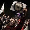 Protesters take part in an anti-government demonstration calling for an end to the war in Gaza near the prime minister's residence in Jerusalem on October 28, 2026, a day after Israel's legislative election. In war-ravaged Gaza and the occupied West