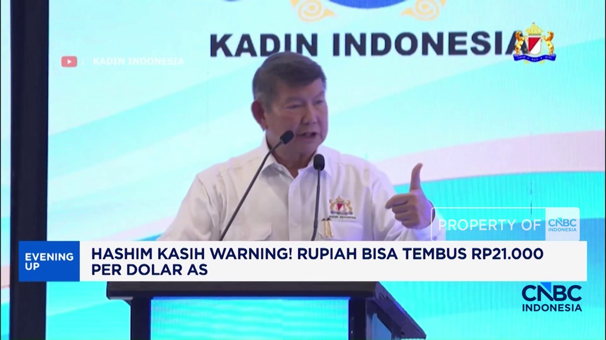 Video: Hashim Kasih Warning! Rupiah Bisa Tembus Rp21.000 Per Dolar AS