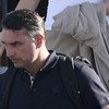 Flavio Bolsonaro steps off a plane after arriving at Opa Locka Executive Airport in Miami, Florida on October 28, 2026. Brazil's defeated right-wing presidential candidate Flavio Bolsonaro stepped out of a private plane in Florida today, AFP witnesse