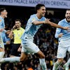 Soccer Football - Carabao Cup - Fourth Round - Manchester City v Brighton & Hove Albion - Etihad Stadium, Manchester, Britain - October 28, 2026Manchester City's Vitor Reis celebrates scoring their second goal with Rayan Cherki Action Images via Reut