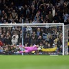 Soccer Football - Carabao Cup - Fourth Round - Manchester City v Brighton & Hove Albion - Etihad Stadium, Manchester, Britain - October 28, 2026 Brighton and Hove Albion's Yasin Ayari has his penalty saved by Manchester City's Geronimo Rulli during a