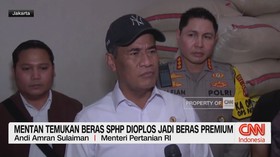 Mentan Temukan Beras SPHP Dioplos Jadi Beras Premium
