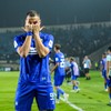 Pesepak bola Persib Bandung Balsa Sekulic berseleberasi usai mencetak gol ke gawang Melbourne Victory FC saat laga AFC Champions League Two Grup E di Stadion Si Jalak Harupat, Kabupaten Bandung, Jawa Barat, Rabu (28/10/2026). Persib Bandung menang at