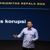 Kepala Badan Gizi Nasional (BGN) Sudaryono menyampaikan perkembangan pelaksanaan program Makan Bergizi Gratis (MBG) serta capaian kinerja BGN selama 100 hari kerja terakhir di Jakarta, Kamis (29/10/2026). Kepala BGN mengatakan telah menyalurkan 58 ju