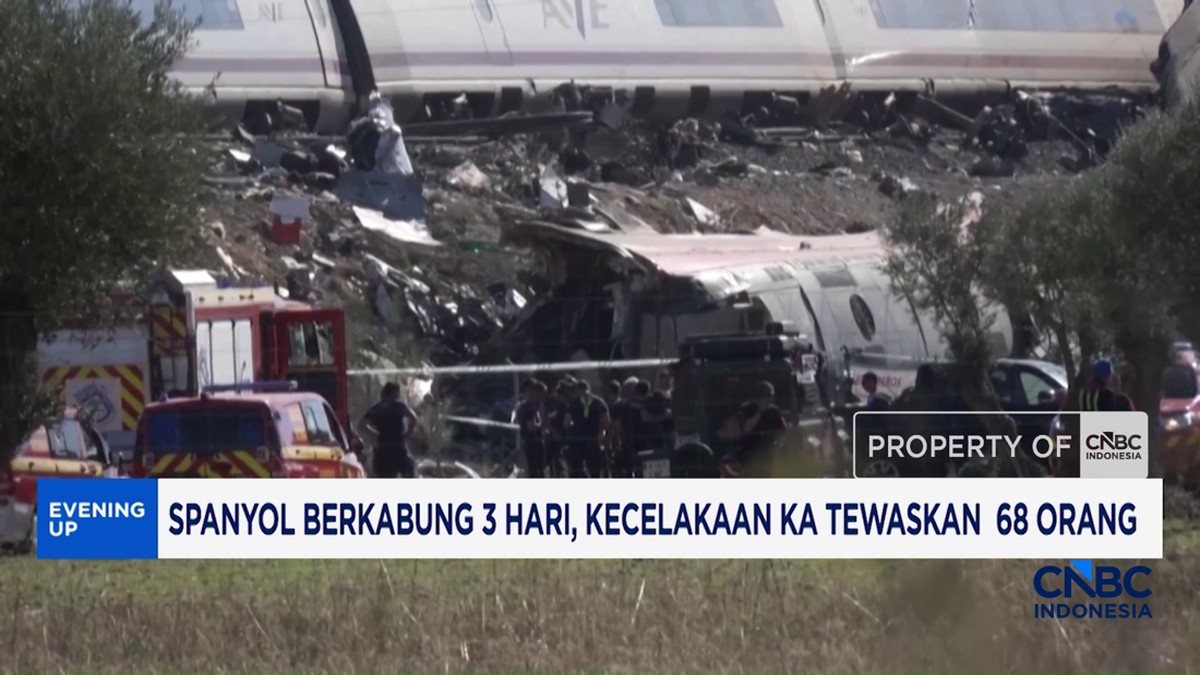 Video: Spanyol Berkabung 3 Hari, Kecelakaan KA Tewaskan 68 Orang