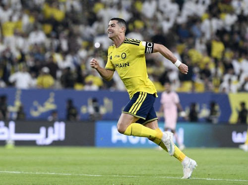 Soccer Football - Saudi Pro League - Al Nassr v Al Kholood - Al Awwal Park, Riyadh, Saudi Arabia - October 29, 2026 Al Nassr's Cristiano Ronaldo REUTERS/Stringer