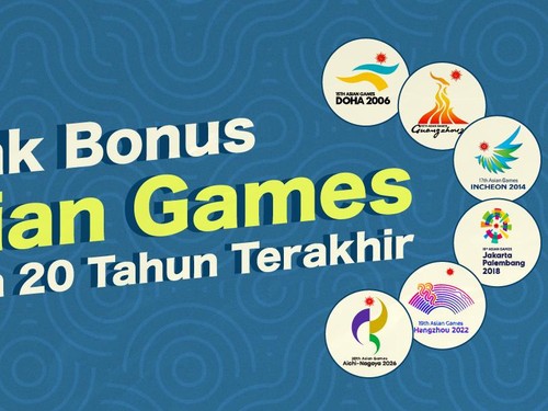 INFOGRAFIS: Jejak Bonus Asian Games dalam 20 Tahun Terakhir