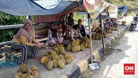 Kala Lubuklinggau Panen Raya Jadi Surga Durian Murah, Cuma Rp10 Ribu