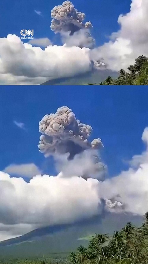 thumbnail video gunung mayon erupsi