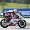 Veda Ega Pratama menjalani sesi latihan di Sirkuit Sepang dalam rangkaian Moto3 Malaysia 2026.