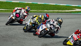 Veda Ega Pratama mengikuti practice Moto3 Malaysia 2026.