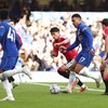 Soccer Football - Premier League - Chelsea v Manchester United - Stamford Bridge, London, Britain - October 31, 2026 Chelsea's Morgan Rogers in action with Manchester United's Harry Maguire and Lisandro Martinez before scoring their first goal REUTER