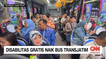 VIDEO: Disabilitas Gratis Naik Bus Transjatim — Indonesia