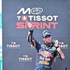Red Bull KTM Factory Racing's Spanish rider Pedro Acosta gestures on the podium following the sprint race of the MotoGP Malaysian Grand Prix at the Sepang International Circuit in Sepang on October 31, 2026. (Photo by MOHD RASFAN / AFP)