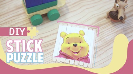Mudahnya Membuat Puzzle dari Stik Es Krim