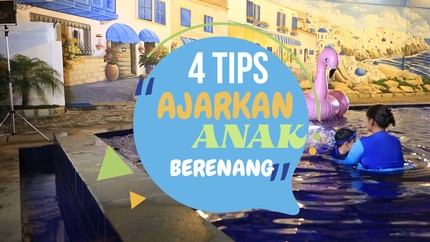 4 Tips Ajarkan Anak Berenang