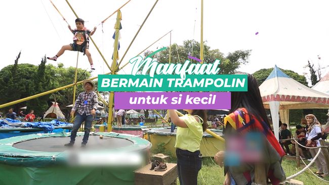 2 Manfaat Anak Bermain Trampolin