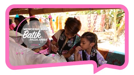 Serunya Kamidia Radisti Kenalkan Batik Pada Anak