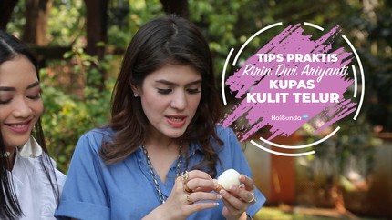 Cara Praktis Kupas Kulit Telur