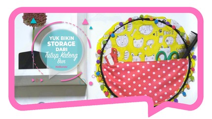 Yuk Bikin Storage dari Tutup Kaleng, Bun.