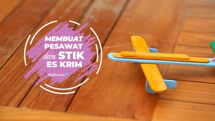 Yuk, Buat Pesawat dari Stik Es Krim