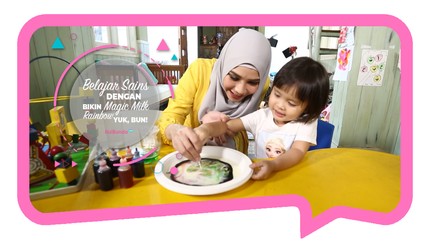 Mainan Unik Susu Pelangi, Seru Lho Bun